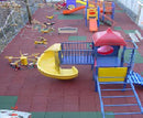 Interlocking Rubber Tiles for Outdoor Play Areas