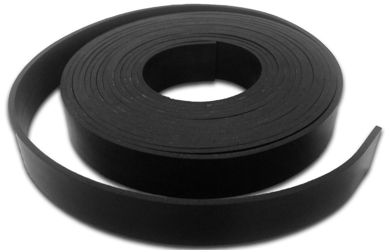 Solid Black Neoprene Rubber Strip - Slip Not Co Uk