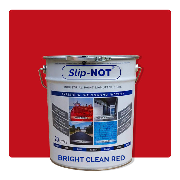 Firebrick Supercoat Non Slip Garage Floor Paint High Impact 20Ltr Paint For Factory Warehouses By Industrial Supplies