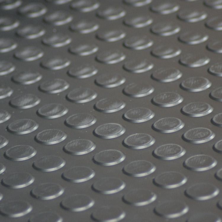 Non Slip Rubber Flooring Rolls Studded Dot Penny Pattern Heavy Duty Rolls Cut Lengths - Slip Not Co Uk