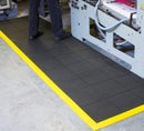 Solid Interconnecting Rubber Garage And Gym Tiles - Slip Not Co Uk