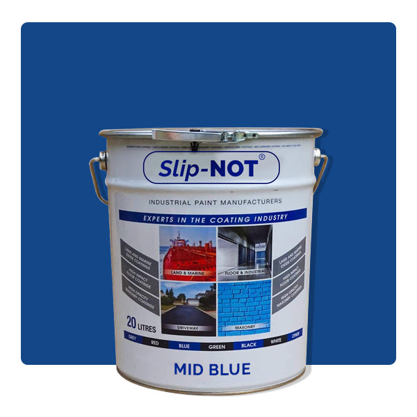 Dark Slate Blue Supercoat Industrial Garage Floor Paint 20 Liters For Factory Showroom And Warehouses By Industrial Supplies