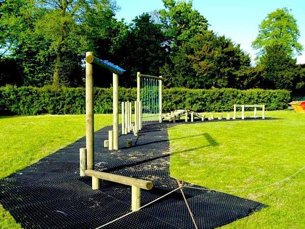 Playground Safety Grass Mats - Slip Not Co Uk