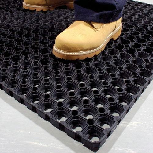 Extra Heavy Duty Open Ring Wet Area Industrial Floor Matting - Slip Not Co Uk