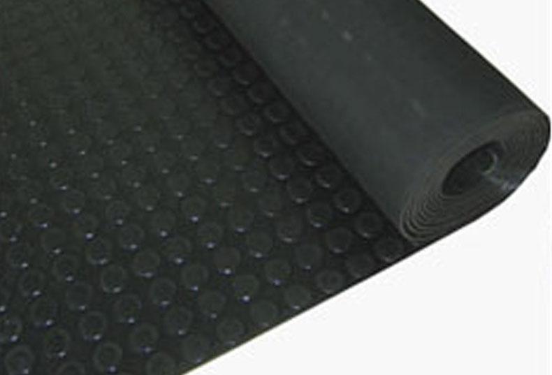 Non Slip Rubber Flooring Rolls Studded Dot Penny Pattern Heavy Duty - Slip Not Co Uk
