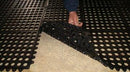 Rubber Antifatigue Industrial Mat Tile with Drainage Holes B - Slip Not Co Uk
