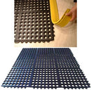 Non Slip Rubber Link Mats with Drainage Holes - Slip Not Co Uk