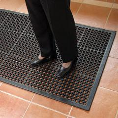 Rubber Mat with Drainage Holes for Pool And Wet Areas - Slip Not Co Uk